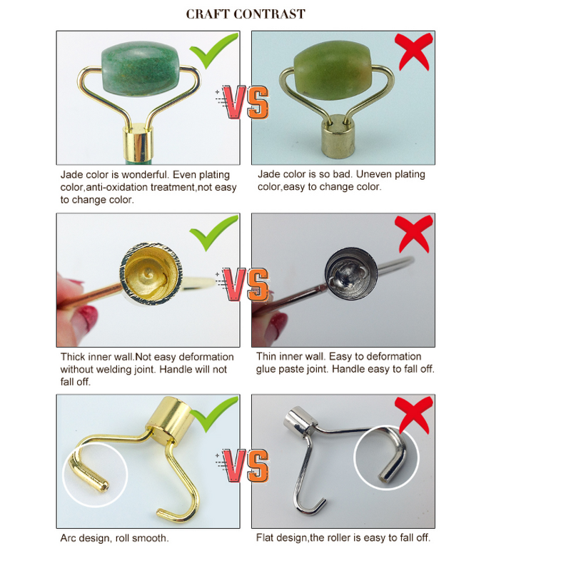 Jade Roller Kit Supplier - Guasha for Face Body Neck Wrinkle Reduction