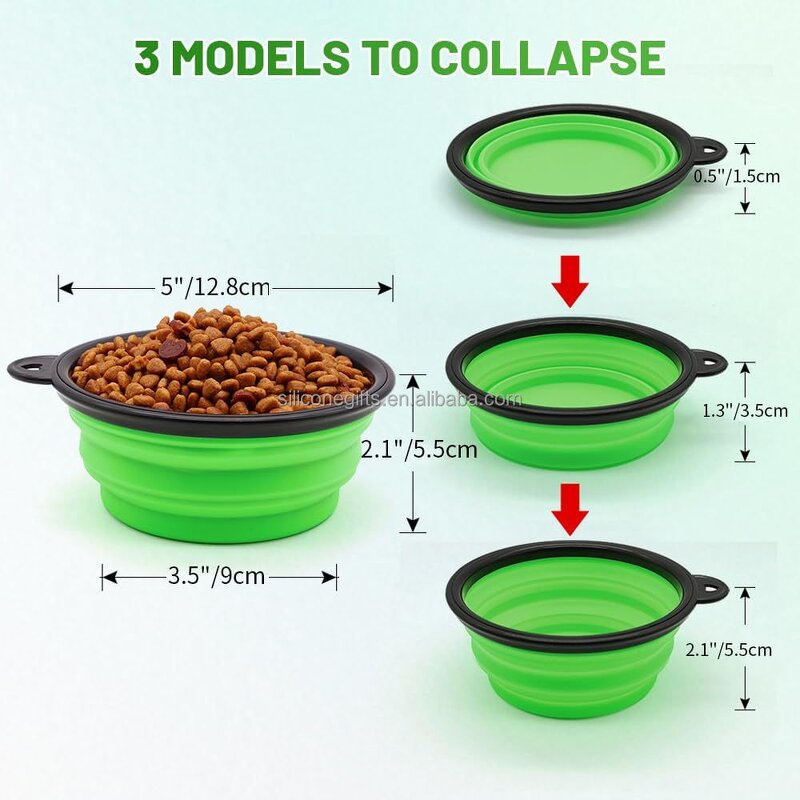 Portable Dog Bowl Supplier - Collapsible Eco-Friendly with Carabiners