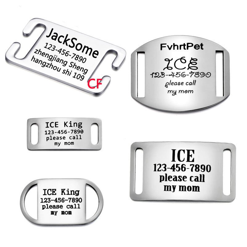 Pet Tag Manufacturer - Personalized Stainless Steel Plate Silicone