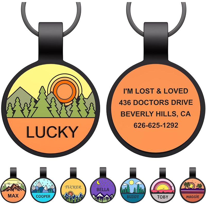 Silicone Pet Tag Manufacturer - Custom QR NFC Engravable Waterproof