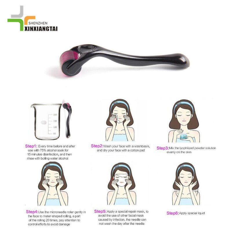 Derma Roller Supplier - 540 Stainless Steel Micro Needle Facial Care