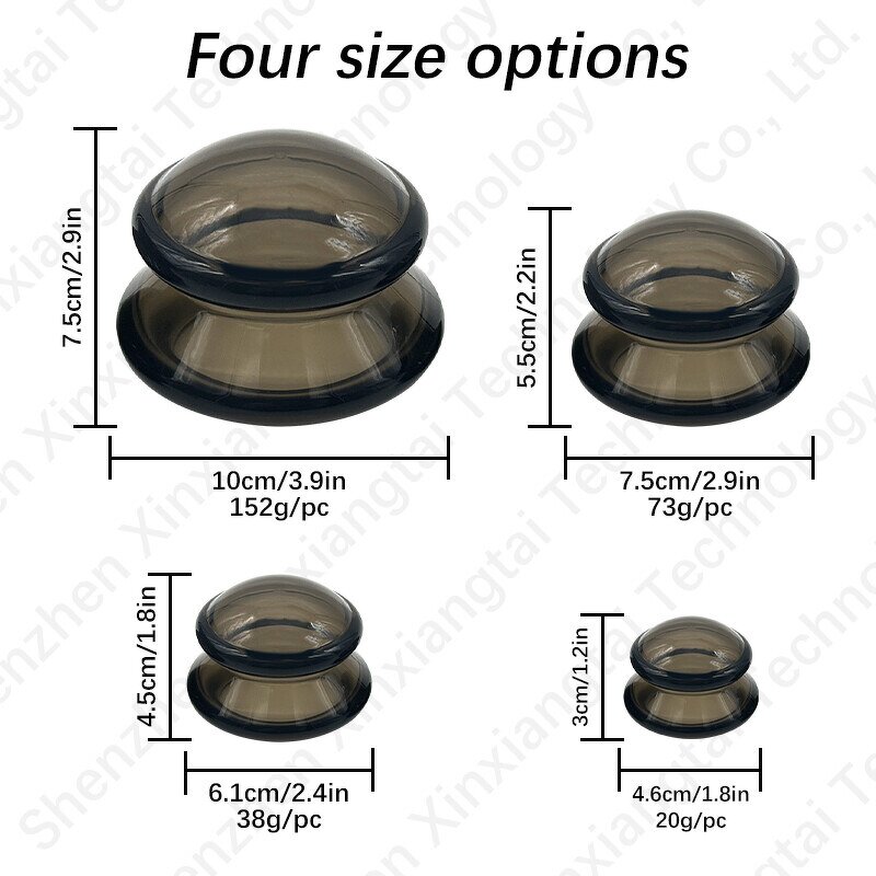 Cupping Set Manufacturer - Anti Cellulite Silicone Vacuum Massage Cup