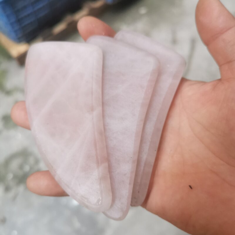 Gemstone Massage Tool Supplier - Purple Crystal Face Massage Natural