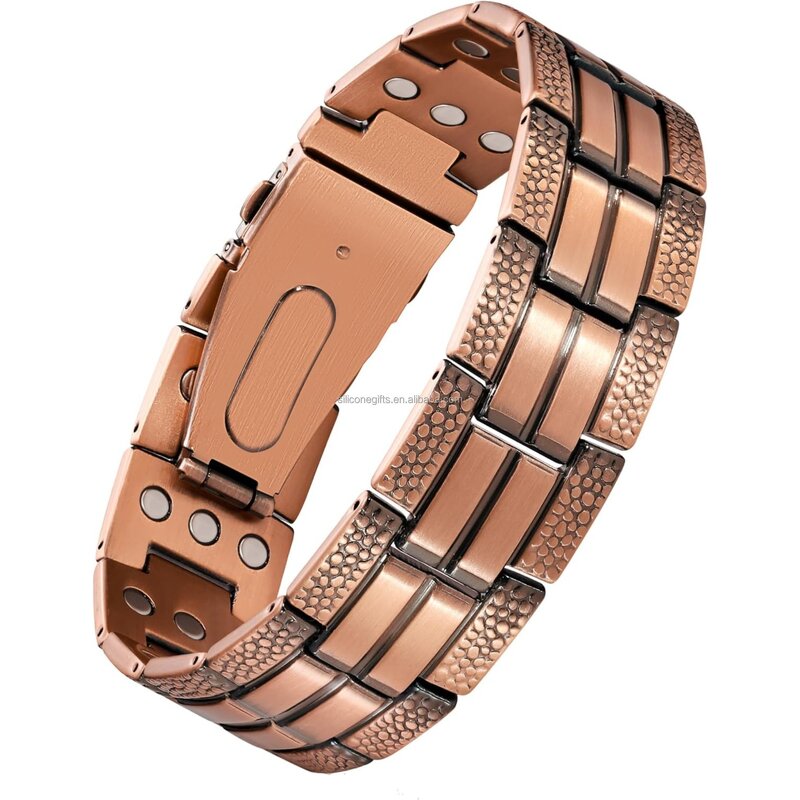 Bio Copper Magnetic Bracelet Supplier - Custom Logo Fashion Jewelry