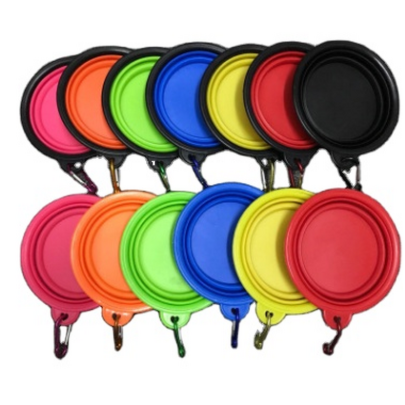 Collapsible Pet Bowl Manufacturer - Custom Logo Silicone Portable Travel
