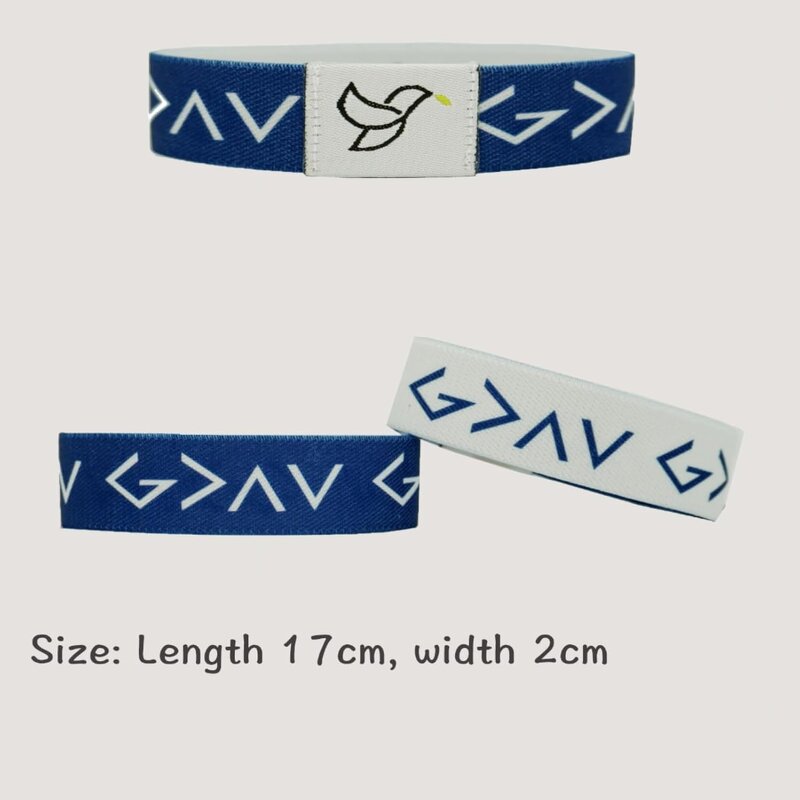 RFID Fabric Bracelet Supplier - Custom Logo Polyester Elastic Wristband
