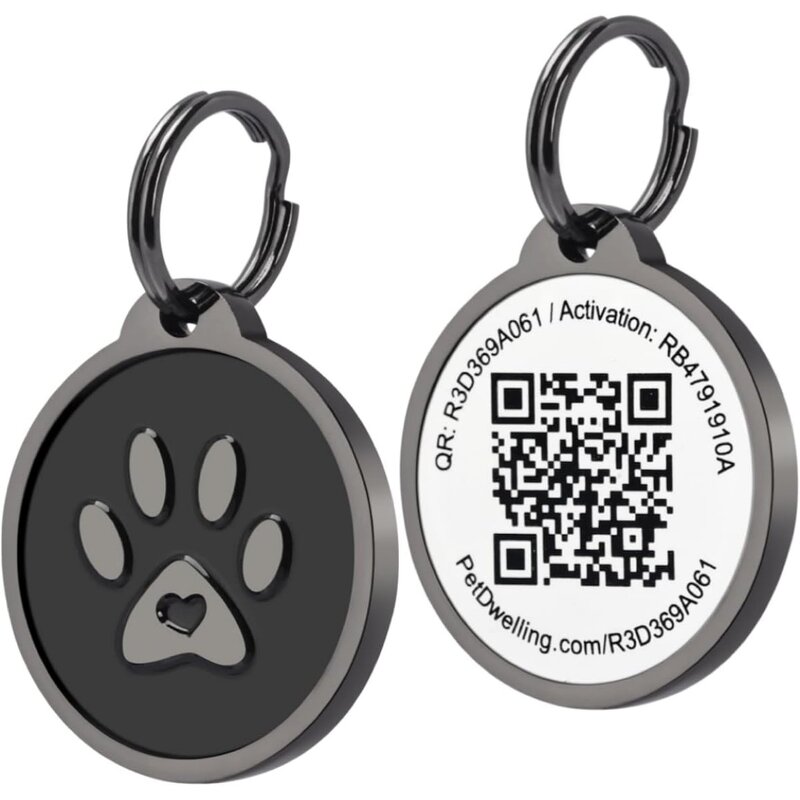 Pet Tag Manufacturer - Blank Metal Laser Engraving QR Cord NFC