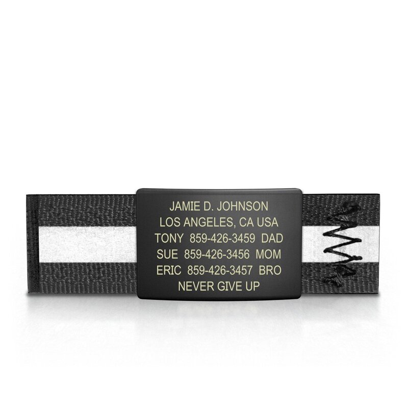 Shoe ID Tag Manufacturer - Stainless Steel Curved Two Holes Jewelry Making