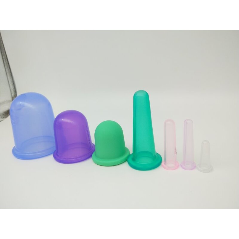 Facial Cupping Set Manufacturer - Glass Silicone Vacuum Massage Kit