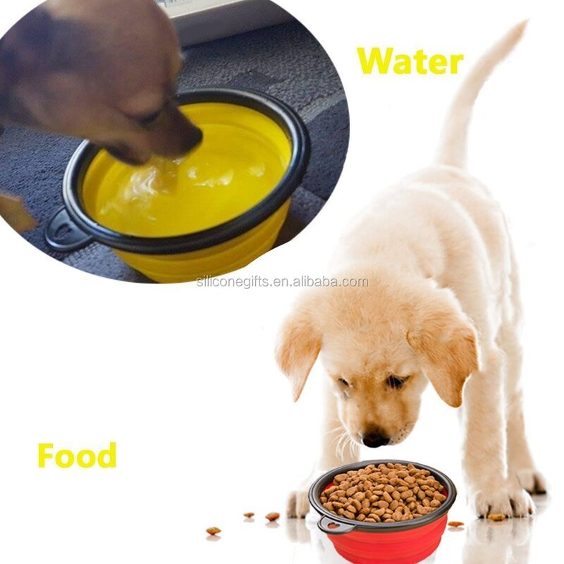 Foldable Dog Bowl Supplier - TPE Silicone Collapsible Portable Travel