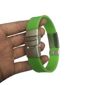 Silicone Wristband Manufacturer - Custom Laser Engraved QR Code Durable