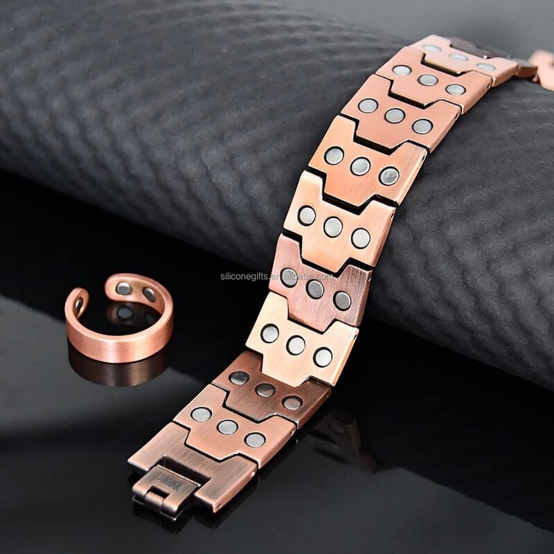Bio Copper Magnetic Bracelet Supplier - Custom Logo Fashion Jewelry