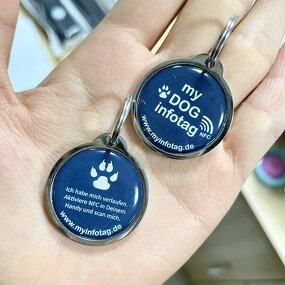 Pet ID Tag Manufacturer - Personalized Silicone QR Code RFID Tracking