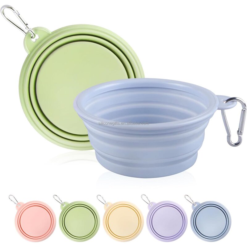 Collapsible Pet Bowl Manufacturer - Portable with Hook Factory Direct