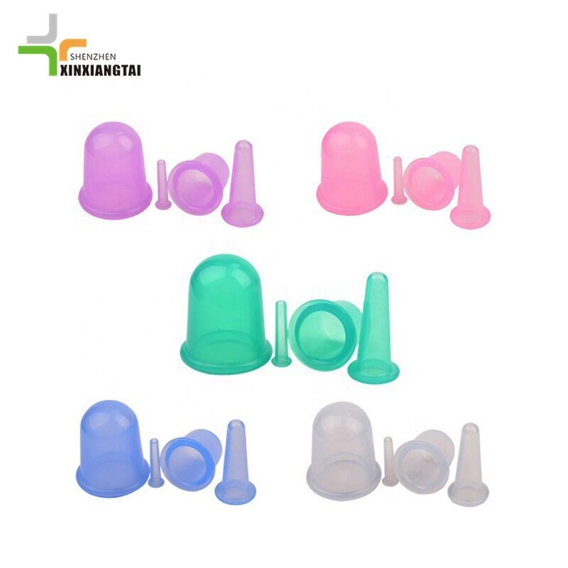 Silicone Massage Cup Set Supplier - 4pcs Suction Anti Cellulite Vacuum
