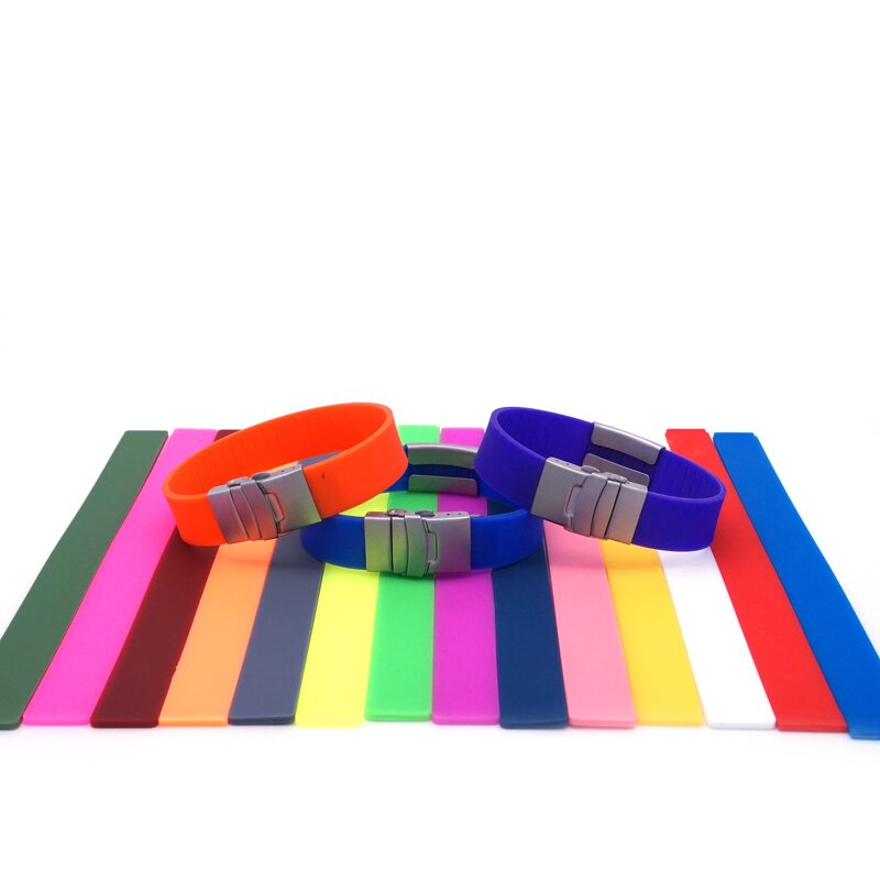 Stainless Steel Bracelet Supplier - Big Chain Men's Silicone Wristband