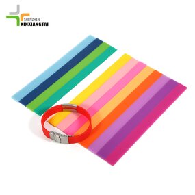 Silicone Wristband Manufacturer - Debossed ID Logo Motivational Bangle