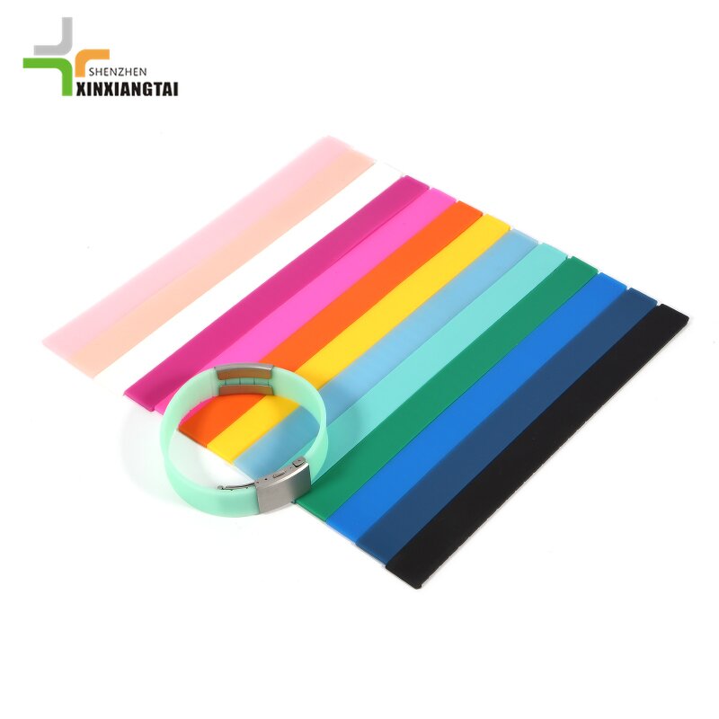Silicone Wristband Manufacturer - Debossed ID Logo Motivational Bangle
