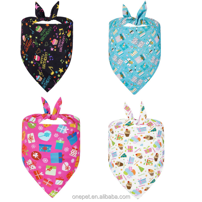 Dog Birthday Bandana Manufacturer - Double-Sided Print