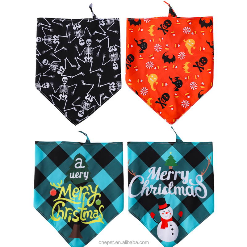 Pet Bandana Manufacturer - Santa Christmas Design