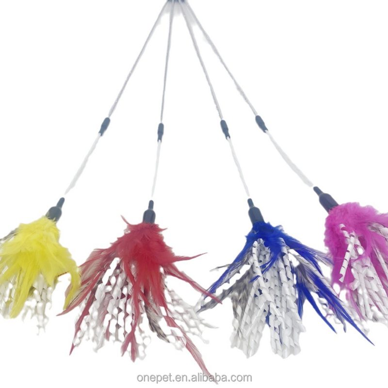 Pet Toy Manufacturer - Feather Teaser Stick Supplier