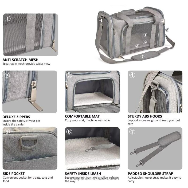 Pet Carrier Manufacturer - Oxford Cloth Travel Bag