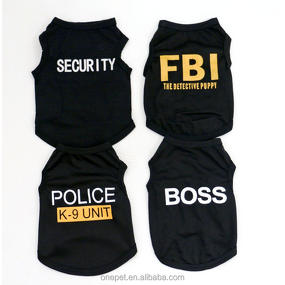 Pet T Shirt Manufacturer - Sleeveless K9 Design