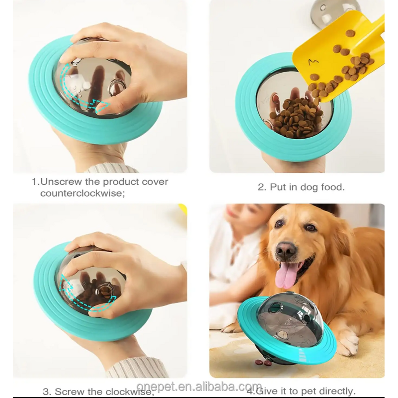Pet Food Dispenser Manufacturer - UFO Treat Ball Toy