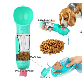 Pet Travel Bottle Manufacturer - 4 in 1 Multifunctional