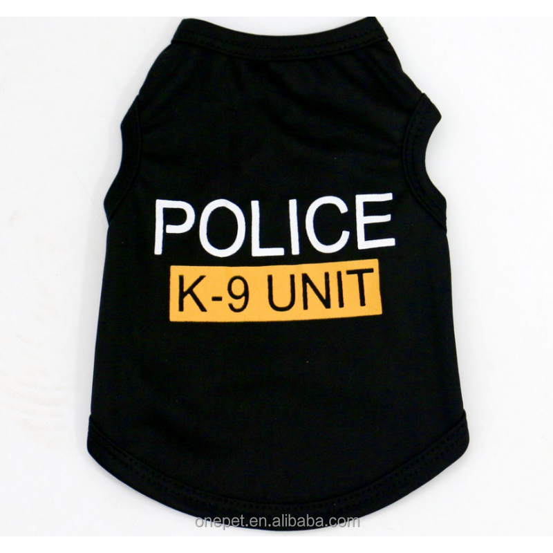 Pet T Shirt Manufacturer - Sleeveless K9 Design