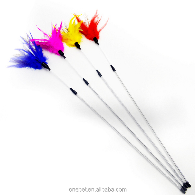 Pet Toy Manufacturer - Feather Teaser Stick Supplier
