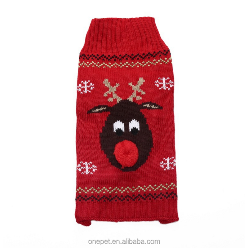 Pet Sweater Manufacturer - Red Nose Fawn Jumper