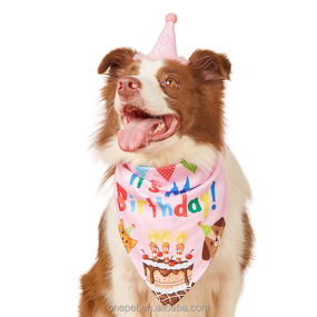 Pet Bandana Manufacturer - Birthday Celebration Design