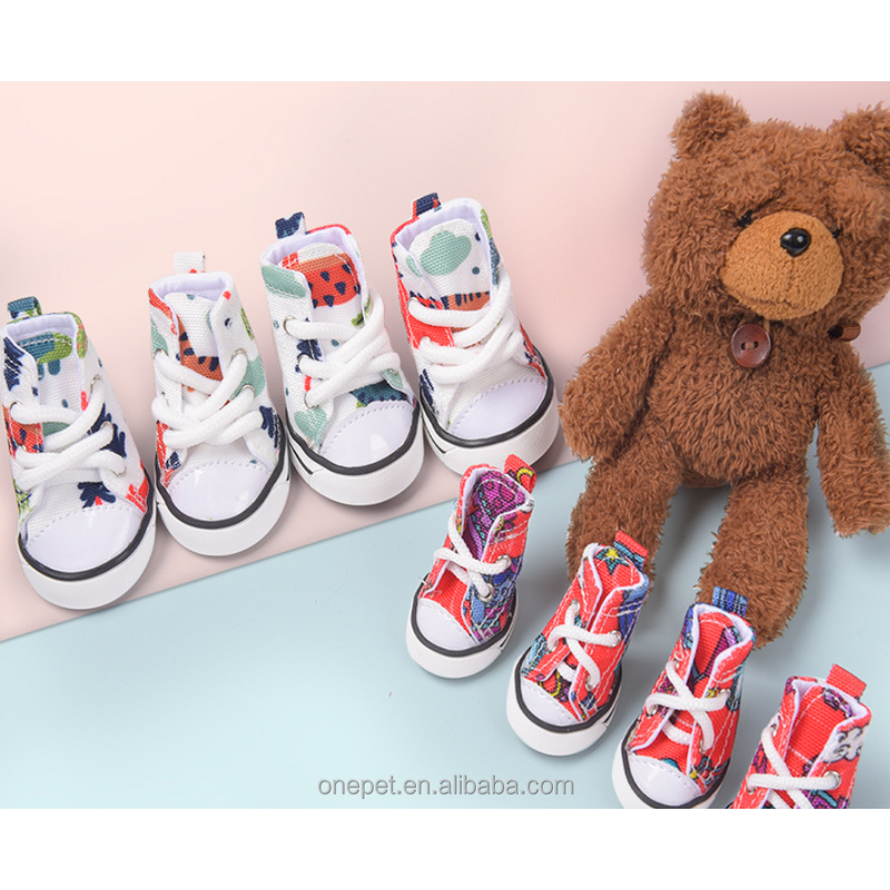 Pet Shoes Manufacturer - Non Slip Thickened Canvas Shoes