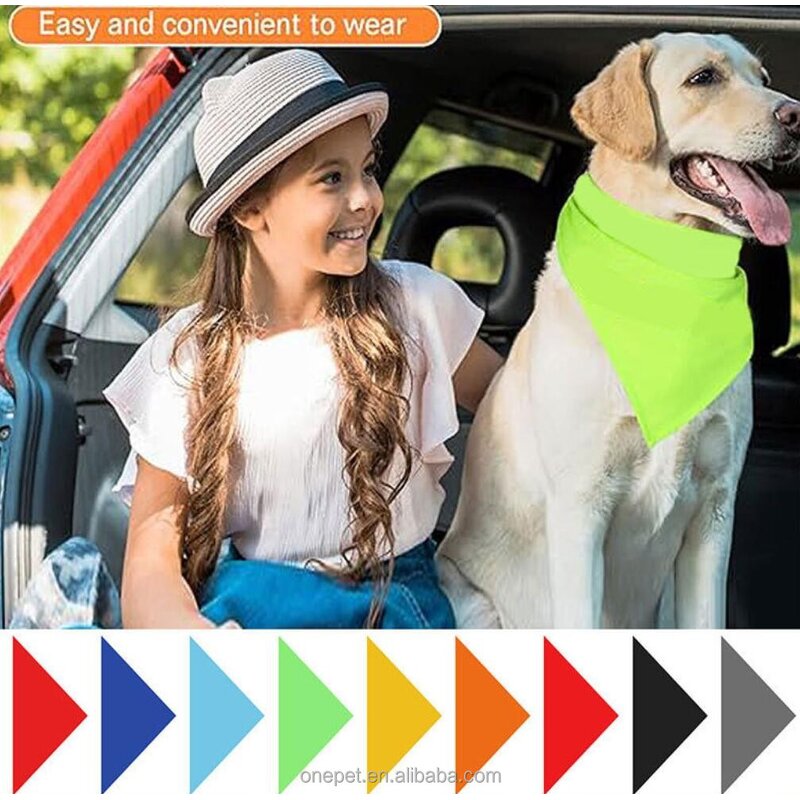 Dog Bandana Manufacturer - Solid Plain Scarf