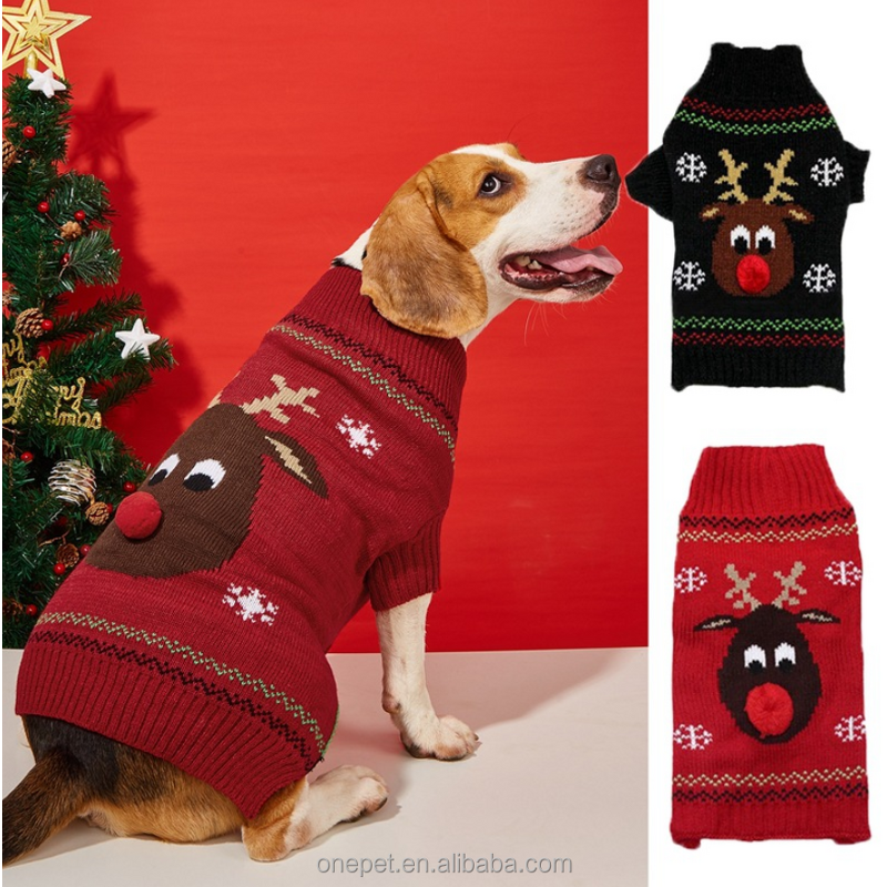 Pet Sweater Manufacturer - Red Nose Fawn Jumper
