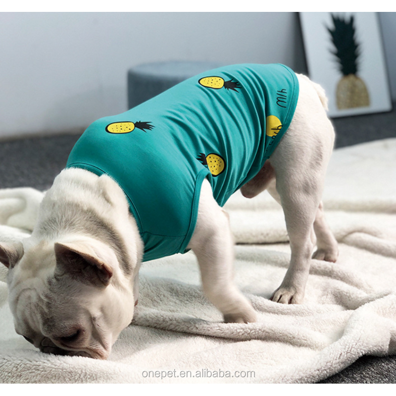 Pet Shirt Manufacturer - French Bulldog Sleeveless