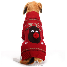 Pet Sweater Manufacturer - Red Nose Fawn Jumper