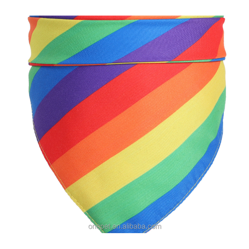 Pet Bandana Manufacturer - Rainbow Pride Design