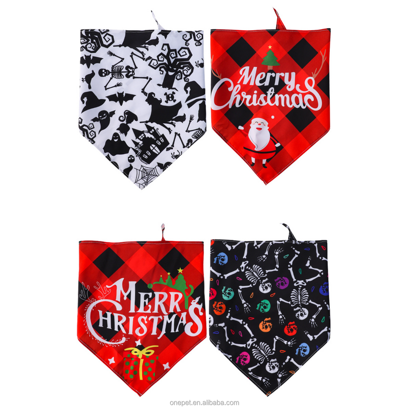 Pet Bandana Manufacturer - Santa Christmas Design