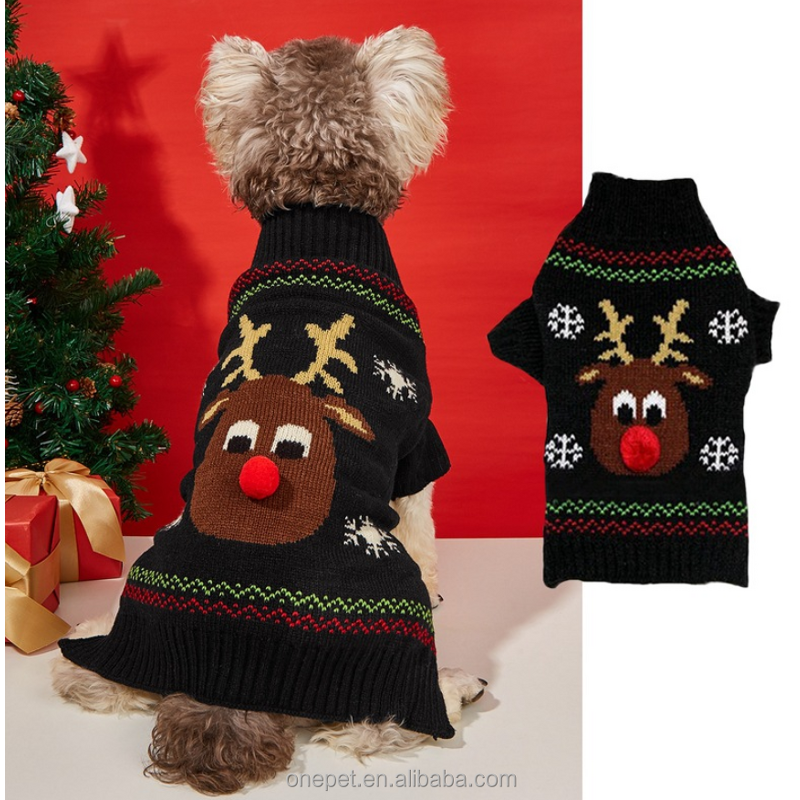 Pet Sweater Manufacturer - Red Nose Fawn Jumper