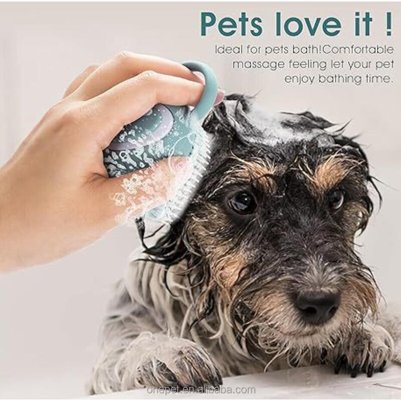 Pet Shower Brush Manufacturer - Silicone Towel Dry Set