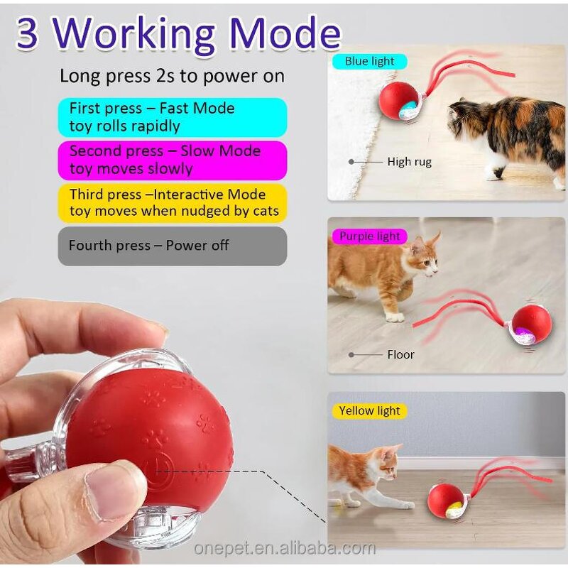 Cat Toy Manufacturer - USB Automatic Rolling Ball
