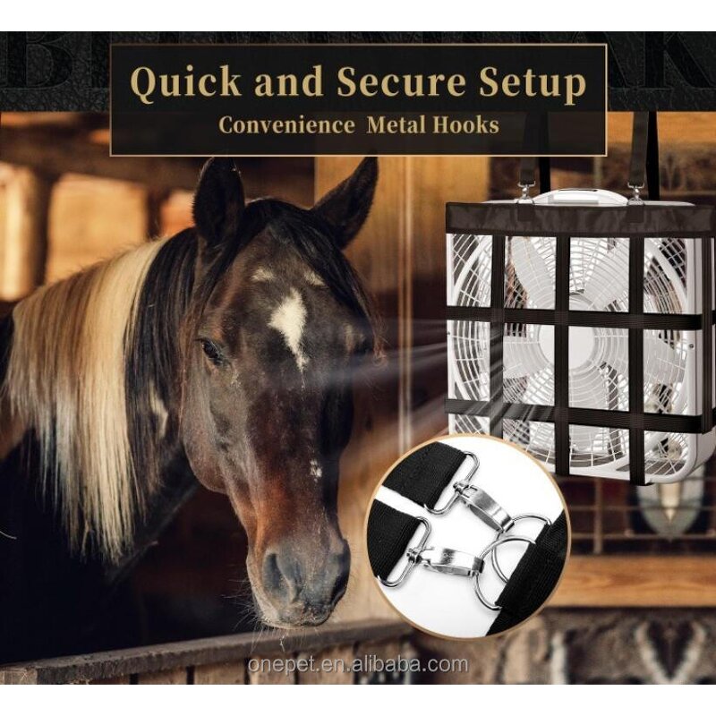 Horse Stable Fan Stand Manufacturer - Mesh Bag Holder