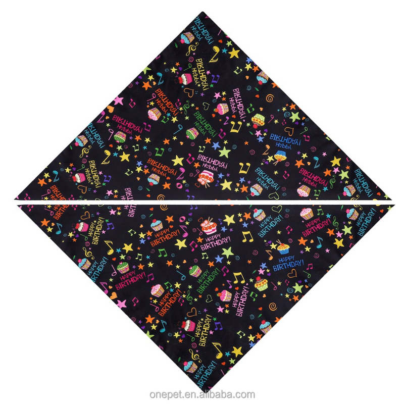 Dog Birthday Bandana Manufacturer - Double-Sided Print