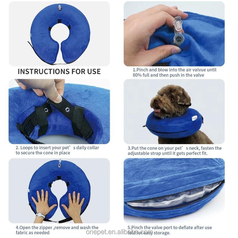 Pet Recovery Collar Manufacturer - Inflatable Dog Cone