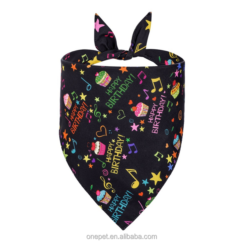 Dog Birthday Bandana Manufacturer - Double-Sided Print