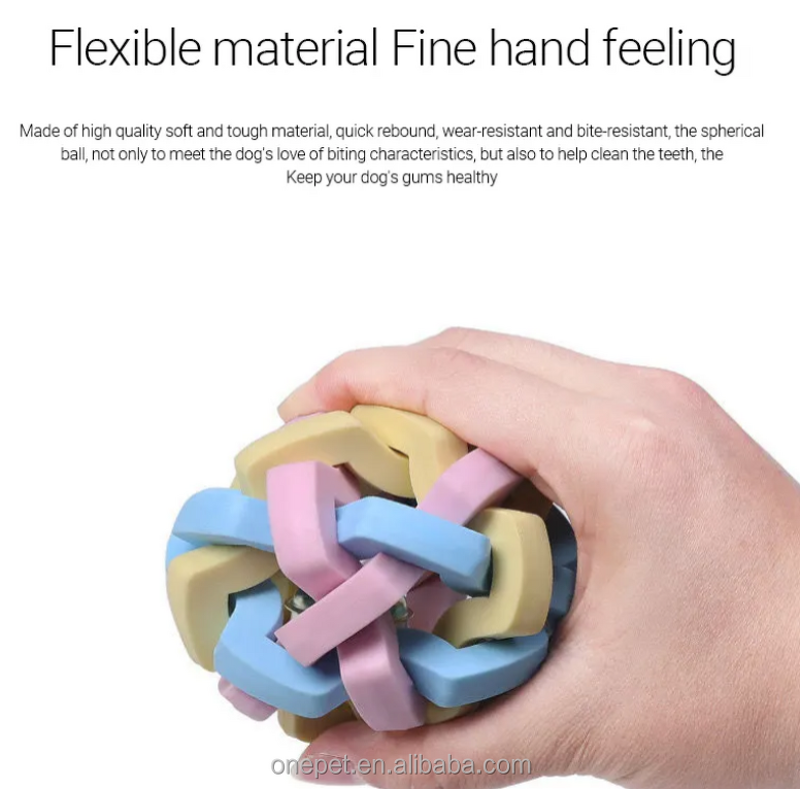 Dog Toy Manufacturer - Colorful Bell Sound Ball