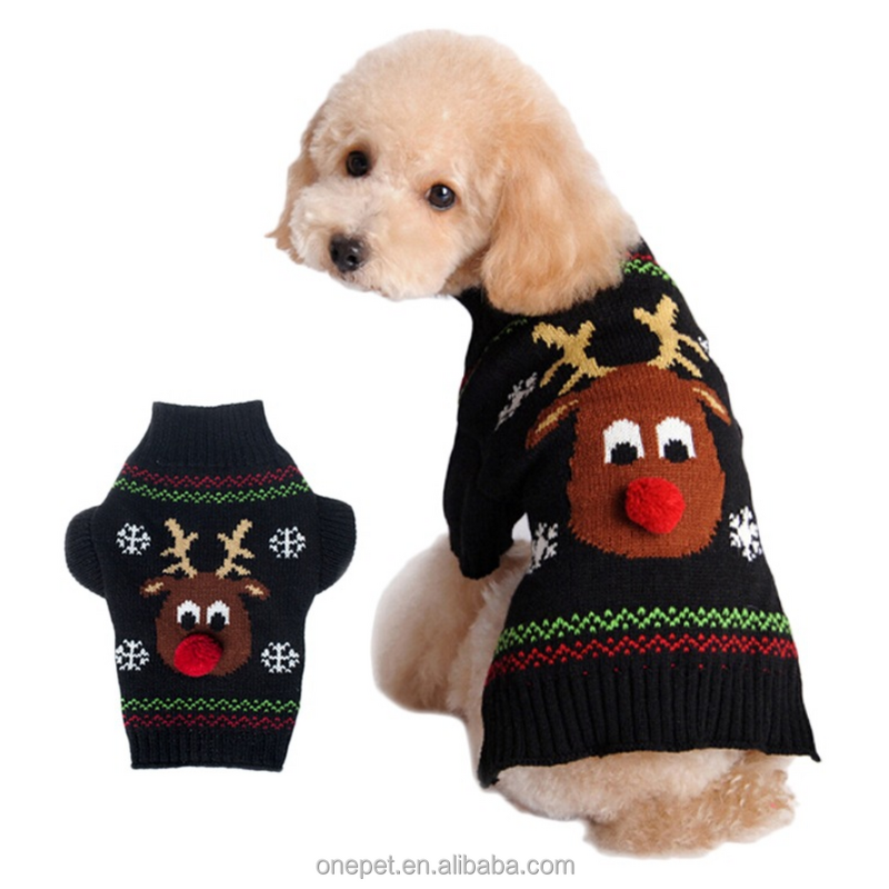 Pet Sweater Manufacturer - Red Nose Fawn Jumper