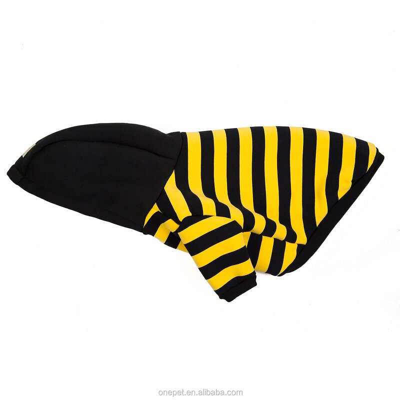 Pet Apparel Manufacturer - Striped Pattern Hooded